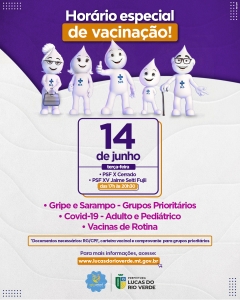 Foto: Reprodução/Prefeitura de Lucas do Rio Verde - MT