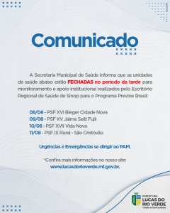 Foto: Reprodução/Prefeitura de Lucas do Rio Verde - MT