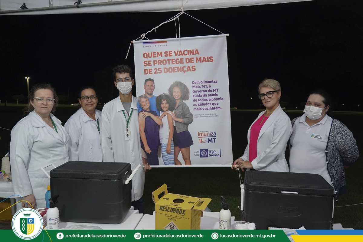 Natal com Vacina imunizou cerca de 280 pessoas em Lucas do Rio Verde |  Prefeitura de Lucas do Rio Verde