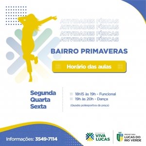 Foto: Reprodução/Prefeitura de Lucas do Rio Verde - MT